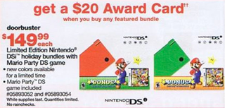 Illustration for article titled Black Friday Ads Leak New PlayStation Bundles, DS Colors